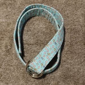 Vineyard Vines Hula Girl Clearwater Ribbon Belt Size M